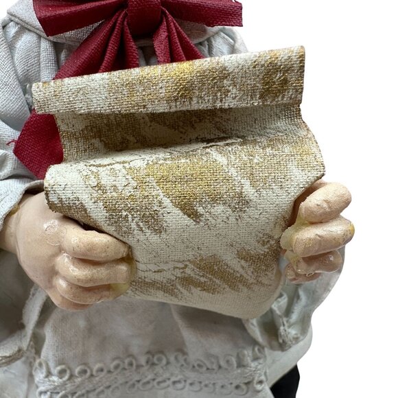 Kurt Adler Santas World Vintage Fabric Mache Choir Boy Christmas Decor in Box 7" - Picture 10 of 14